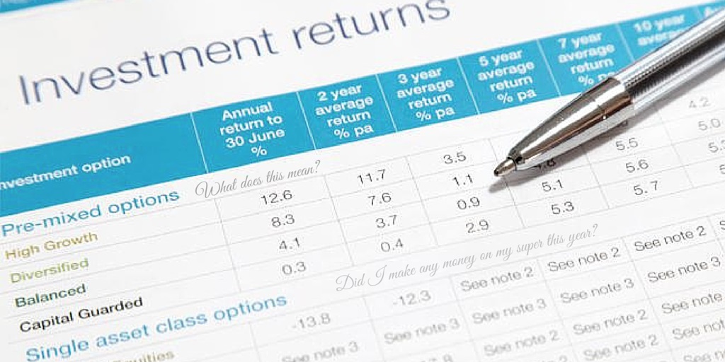 What does my annual superannuation statement mean?